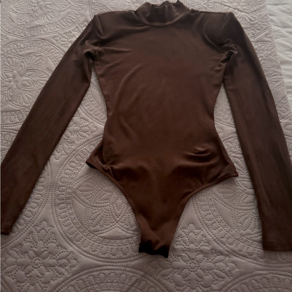 WeWoreWhat turtle neck bodysuit.